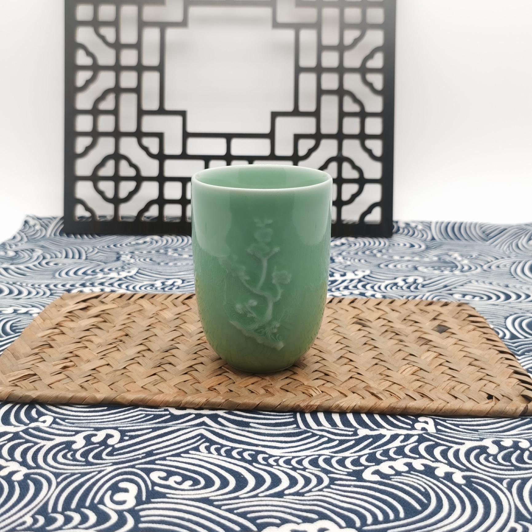 Portapenne In Bambù Vintage Con Decorazioni - Per Scrivania, Ufficio E Casa - Foto 3